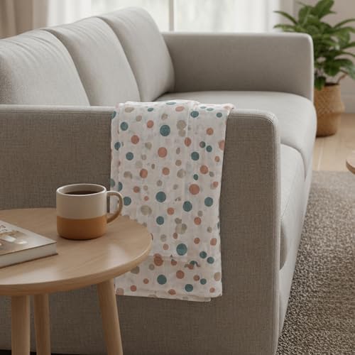Cotton Baby Swaddle Blanket 28"x28" – Soft Breathable Newborn Receiving Blanket - Image 4