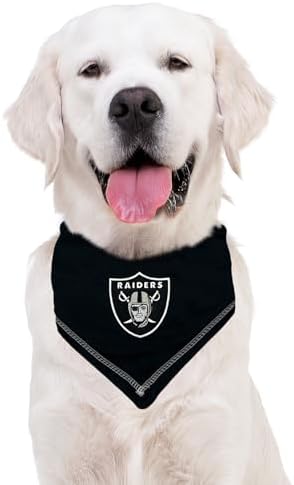 Pets First NFL Las Vegas Raiders TIE Bandana, Large/X-Large. Dog Bandana Scarf - Image 4
