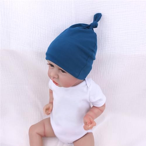 Silky Satin Lined Newborn Hat Hair Care Knot Beanie Hats - Image 4