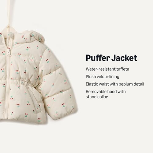 Amazon Essentials Baby-Girls Water-Repellent Hooded Puffer Jacket - Image 2