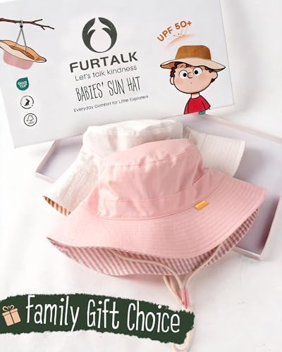 FURTALK Baby Sun Hat for Boys Girls Toddler Summer Bucket Hats Kids UPF 50+ - Image 5