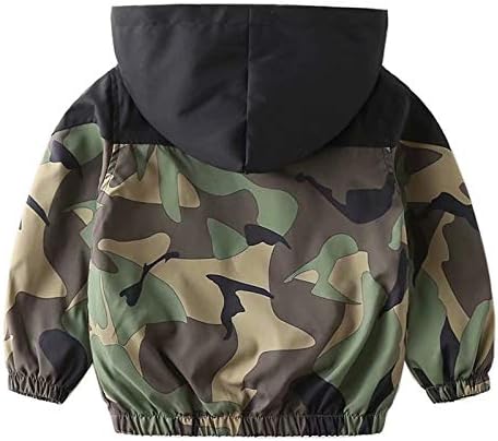 Boys' Hooded Dinosaur Jacket Windbreaker Outerwear - Image 4