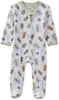 Butterblu Scout Sleep & Play 100% Organic Cotton Footed Zip Front PJs | GOTS by Butterblu