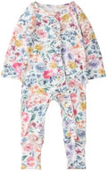 Little Sleepies Ruffle Zippy, Viscose from Bamboo Baby Pajamas, Girls Sleepers by LittleSleepies