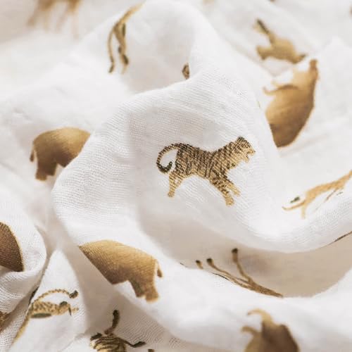 Little Unicorn Muslin Swaddle Blanket - Image 2