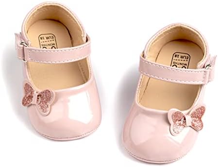 Meckior Infant Baby Girls Soft Sole Bowknot Princess Wedding Dress Mary Jane by Meckior
