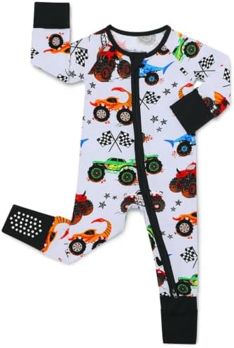 babee Reshinee Bamboo Viscose Baby Footie Pajama, Zipper Sleeper Boys Girls by babeeReshinee