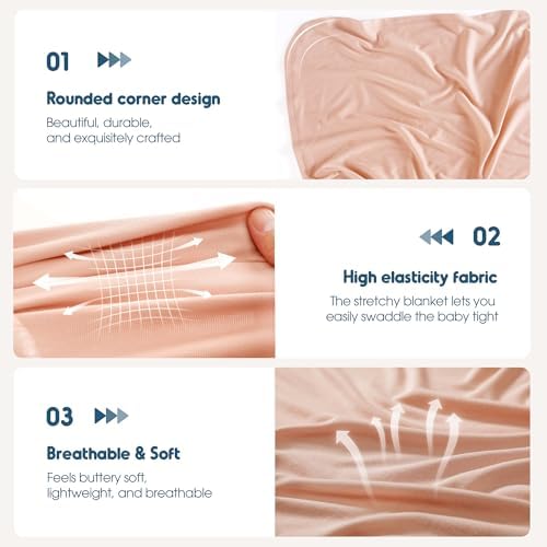 GRSSDER Newborn Swaddle Blanket Set - Image 3