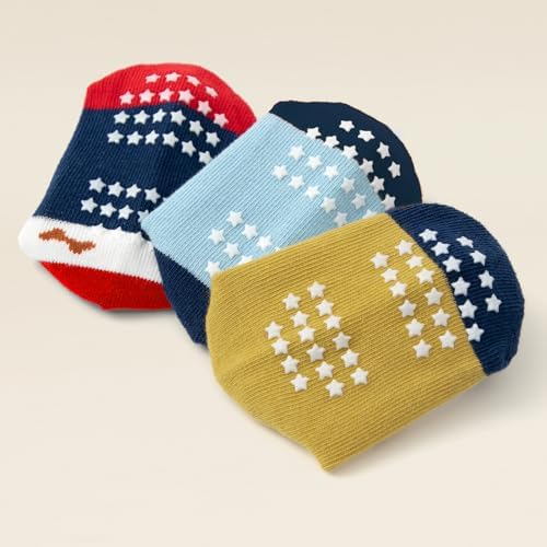 Aroveea Toddler Socks Non Slip Grip Ankle Baby 12 Pack - Image 5