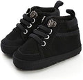 Meckior Toddler Baby Boys Girls High Tops Ankle Sneakers Soft Anti-Slip Sole PU by Meckior