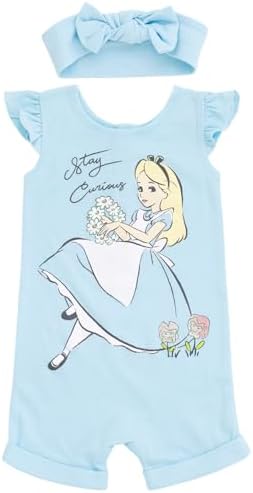 Disney Romper and Headband Outfit Set Newborn to Little Kid Sizes by Disney
