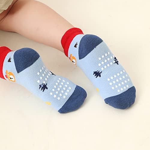 Aroveea Toddler Socks Non Slip Grip Ankle Baby 12 Pack - Image 2