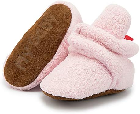 HsdsBebe Unisex Newborn Baby Cotton Booties Non-Slip Sole by HsdsBebe