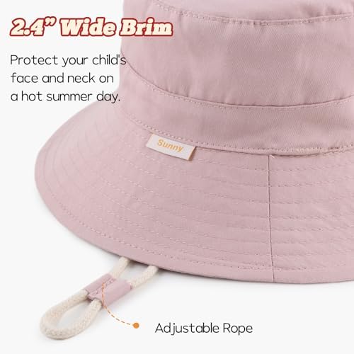 Bamery Baby Toddler Girls Bucket Hat Newborn Sun Hats - Image 3