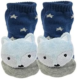 Bowbear Adorable Baby 6 Pair Non-Skid Bootie Socks - Image 5