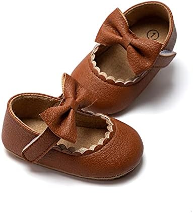 Meckior Infant Baby Girls Soft Sole Bowknot Princess Wedding Dress Mary Jane by Meckior