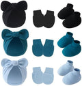 3piece Newborn Hats Mittens Socks Set Baby Boy Cotton Beanies Infant Hospital by Unknown