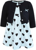 Hudson Baby Infant and Toddler Girls Cotton Dress and Cardigan Set by HudsonBaby