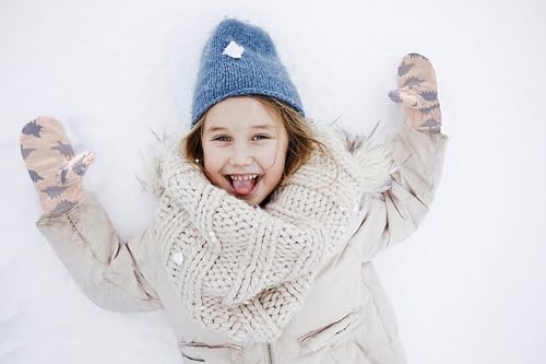 Toddler Gloves Kids Mittens Winter Warm Lined Fleece Gloves Waterproof Snow - Image 4