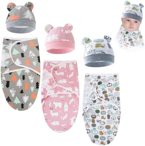3 Sets Baby Swaddle Sleep Sack by EUBUY