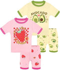 DAUGHTER QUEEN Girls Summer Pajamas Set 4 Pieces 100% Cotton Sleepwear Size 18 by DAUGHTERQUEEN