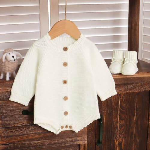 LAWKUL Cotton Baby Sweater and Booties Set - Image 3