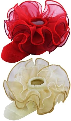 PrinceSasa Little Baby Girl Princess Lace Ruffles Socks Set - Image 3