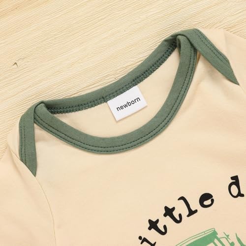 GRNSHTS Newborn Baby Boy Romper Coming Home Outfits Letter Print Bodysuit - Image 3