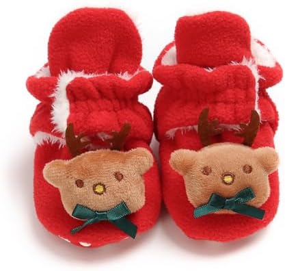 Baby Booties Cozy Fleece Slippers Soft Baby Shoes - Image 4