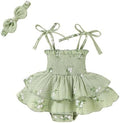 YOUNGER TREE Baby Girl Clothes Infant Summer Romper Dress Sleeveless Bodysuit by YOUNGERTREE