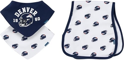 Gerber Baby Nfl Team Bandana Bibs and Burp Cloth Set by Gerber