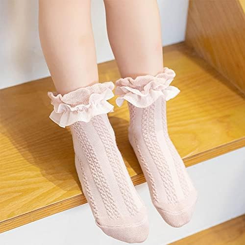Toddler Girl Ruffle Socks Baby Girls Knee High Socks - Image 2