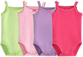 Girls Spaghetti Strap Bodysuit Sleeveless Tank Top Cotton One-Pieces Pack of by Blueleyu