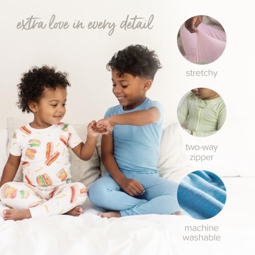 Burt's Bees Baby Honeysoft™Lyocell Footless Pajamas, One-Piece Snug Fit PJ | - Image 6