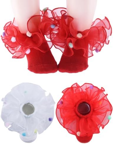 PrinceSasa Little Baby Girl Princess Lace Ruffles Socks Set by PrinceSasa