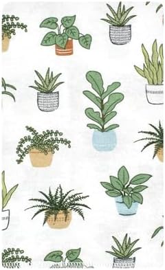 Luvable Friends Hudson Baby Flannel Burp Cloths 10pk, Botanical Plants - Image 2