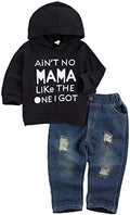 fhutpw Toddler Baby Boy Outfits Hoodie Sweatshirts & Jeans Clothes Set Fall by fhutpw