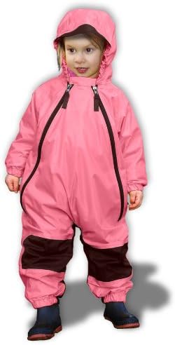 Tuffo Muddy Buddy Kids Waterproof Rain Suit One-Piece Coverall, Dual Zippers - Image 2