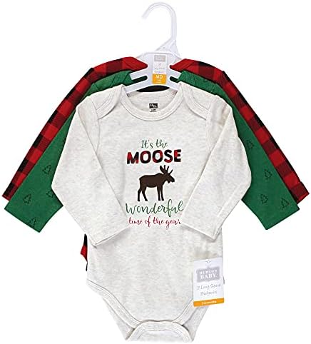 Hudson Baby Unisex Baby Cotton Bodysuits - Image 2