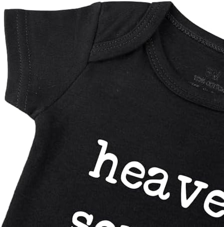 Heaven Sent Baby Bodysuit Religious Pregnancy Announcement Baby Romper Unisex - Image 5