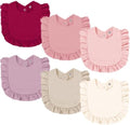 Oiomniv Muslin Baby Bibs, 100% Cotton Bandana Drool Bibs Soft Cotton Adjustable by Oiomniv