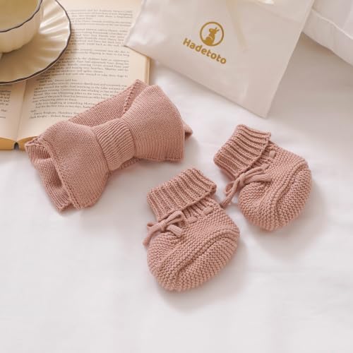 Hadetoto Baby Headband and Booties Set, 100% Organic Cotton - Image 4