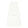HALO 100% Cotton Sleepsack Swaddle, 3-Way Adjustable Wearable Blanket, TOG 1.5, Cream, Small, 3-6 Months