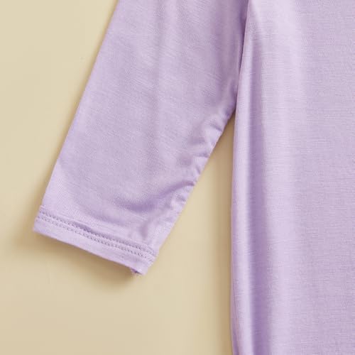 2-Pack Baby Sleeper knotted Gown Boy Girl Nightgown - Image 5