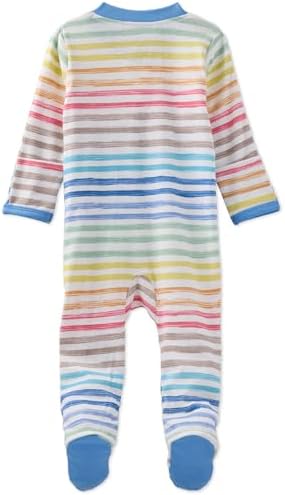 Butterblu Scout Sleep & Play 100% Organic Cotton Footed Zip Front PJs | GOTS - Image 3