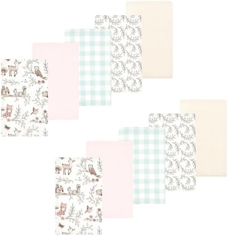 Luvable Friends Hudson Baby Flannel Burp Cloths 10pk by Luvable+Friends