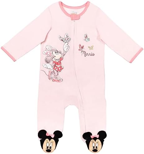 Disney Baby Girls' 2-Pack Footed Sleep N' Play Newborn to Infant - Image 2