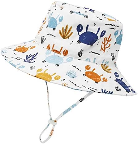 Baby Sun Hat Baby Boy Hats Toddler Hat UPF 50+ Bucket Hat by Olreco