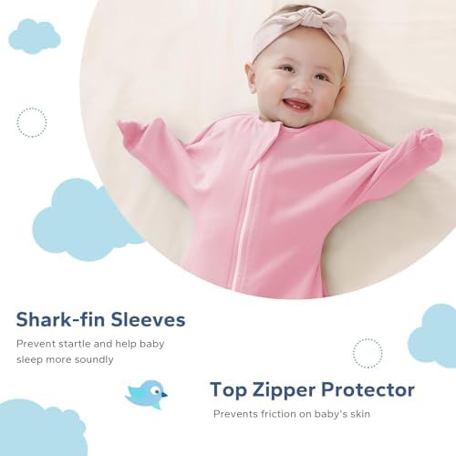 ZIGJOY Swaddle Sleep Sack 3-6 Months, 1.0 Tog Cotton Baby Swaddle Blanket - Image 3