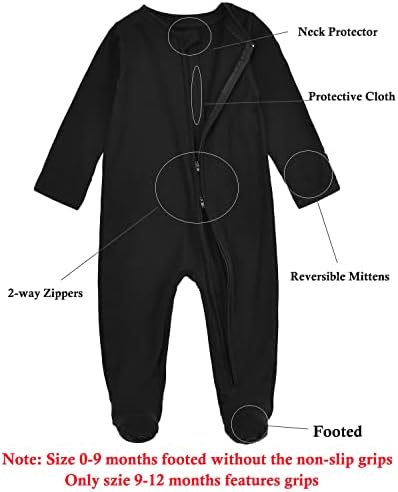 Aablexema Baby Footie Pajamas Cotton - Image 2